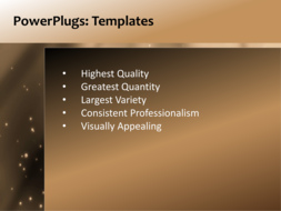 PPT Template - abstract, brown, gradient - Text Slide